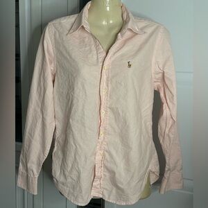 2. Ralph Lauren Pink Casual Button Down Shirt